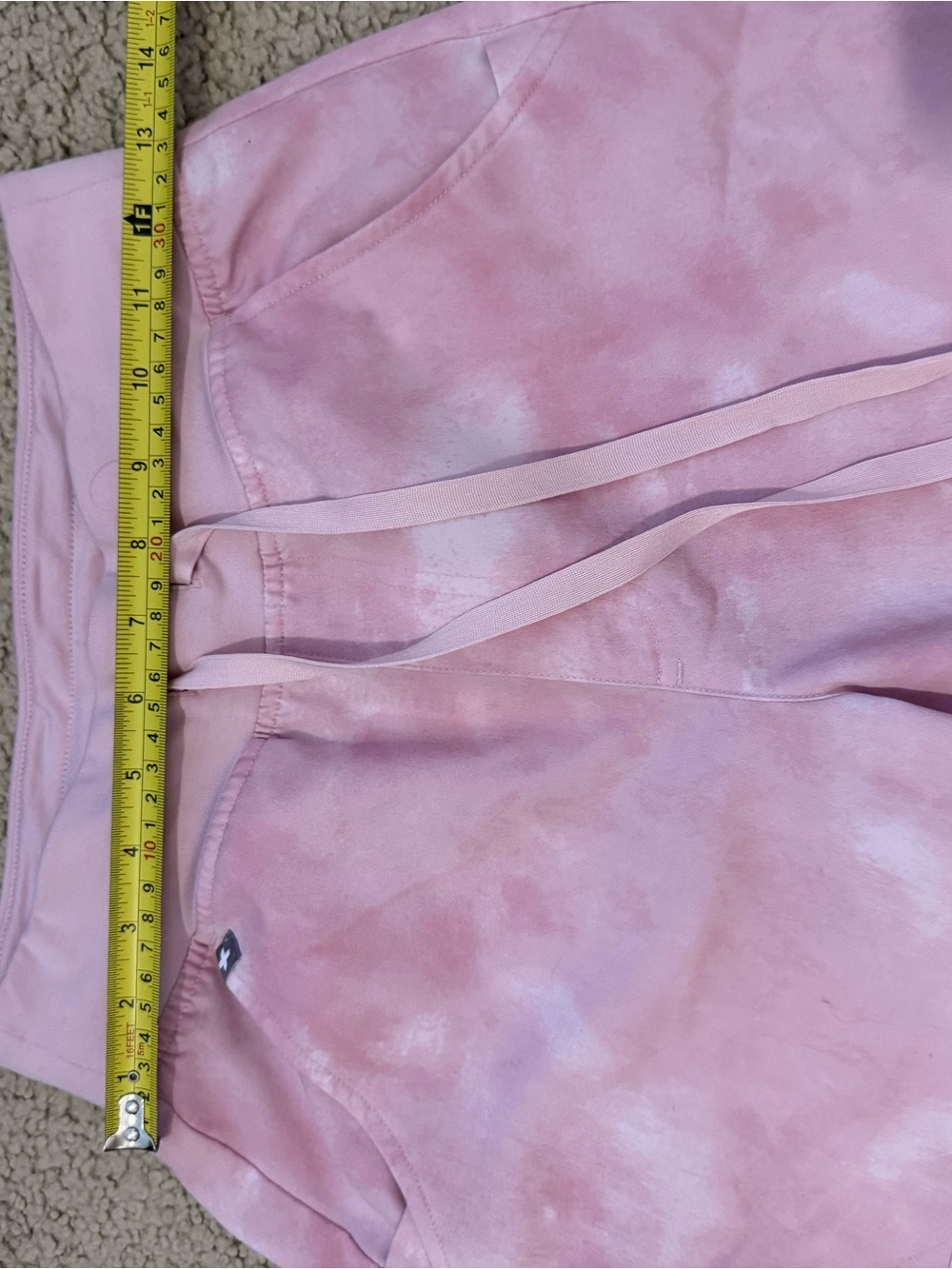 Figs Women’s Pink Tie Dye Zamora Jogger Scrub Pants XS - Picture 4 of 8